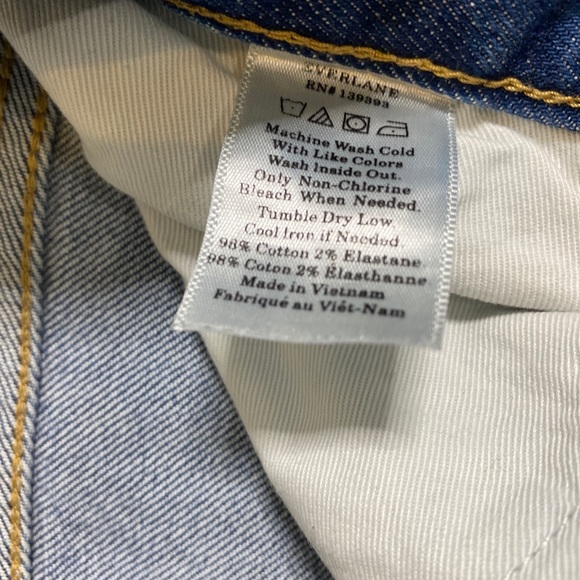 Everlane Women’s Blue High-rise Skinny Jeans Size 26 Regular. - Picture 5 of 6